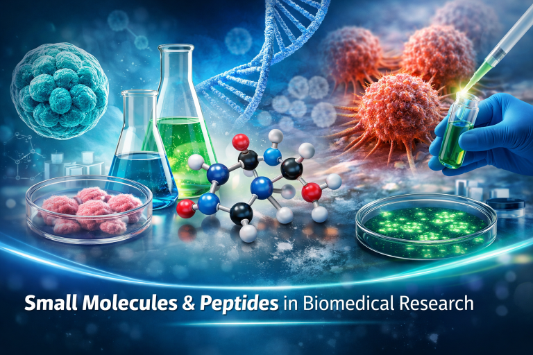 Small Molecules and Peptides for Advanced Biomedical Research